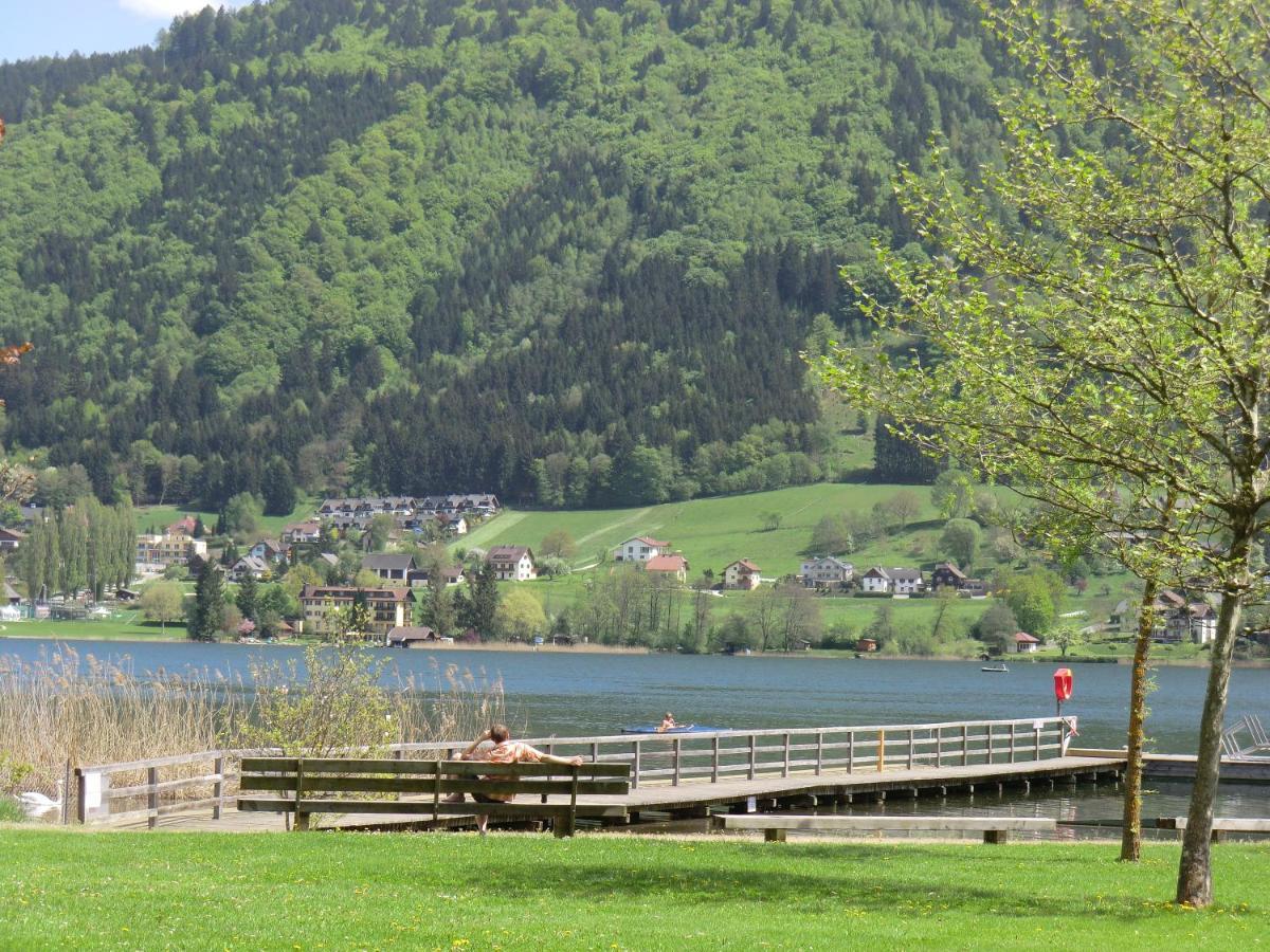 Ruth Haus Kmb Seeblickappartement Am Ossiacher Mit Direktem Seezugang, Hallenbad Bodensdorf